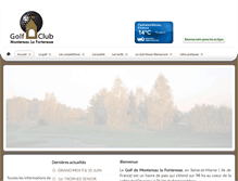 Tablet Screenshot of golf-forteresse.com